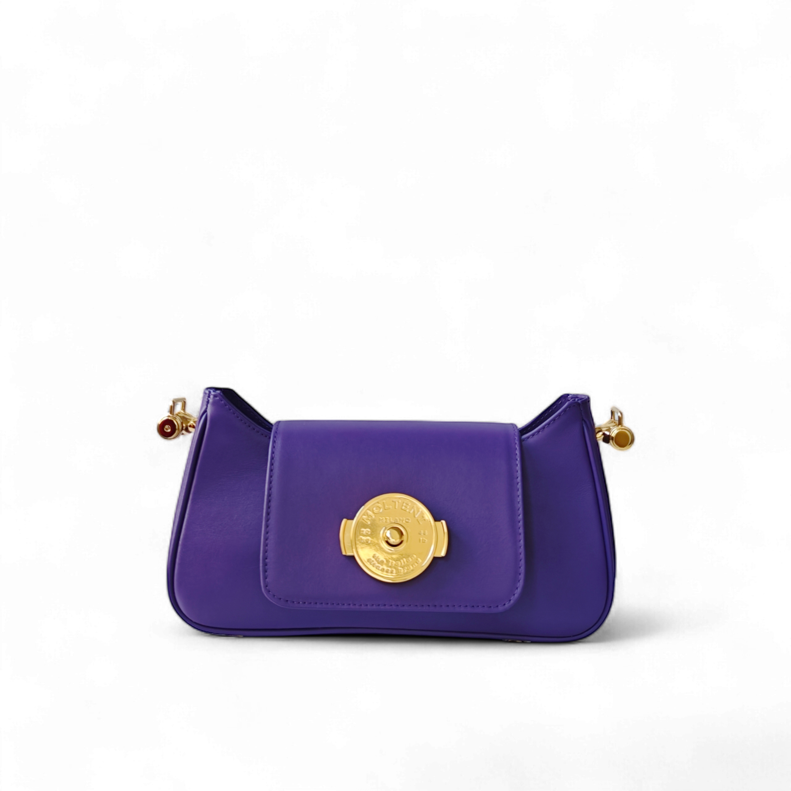 TINA small - PURPLE pelle liscia