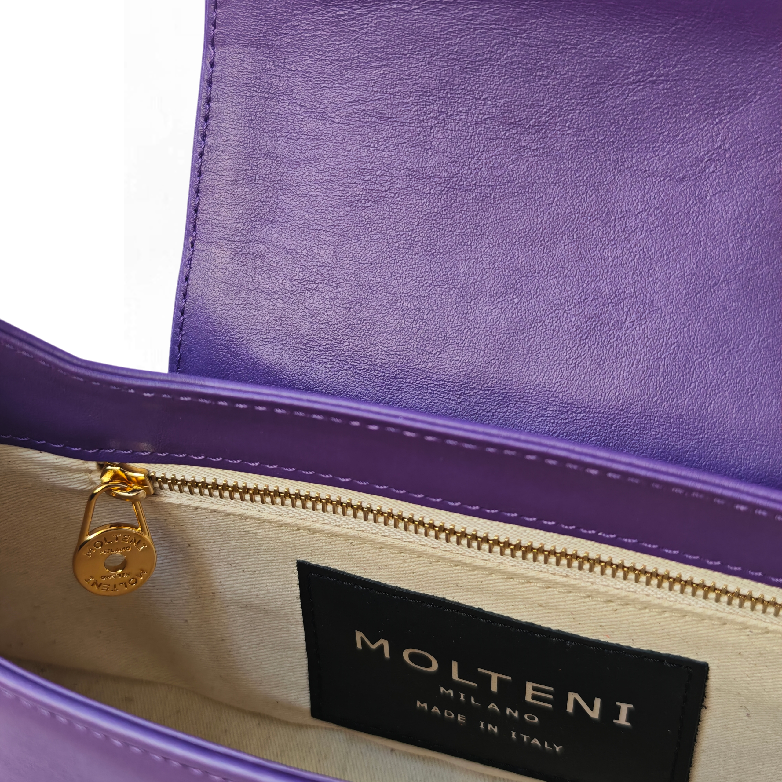 TINA small - PURPLE pelle liscia