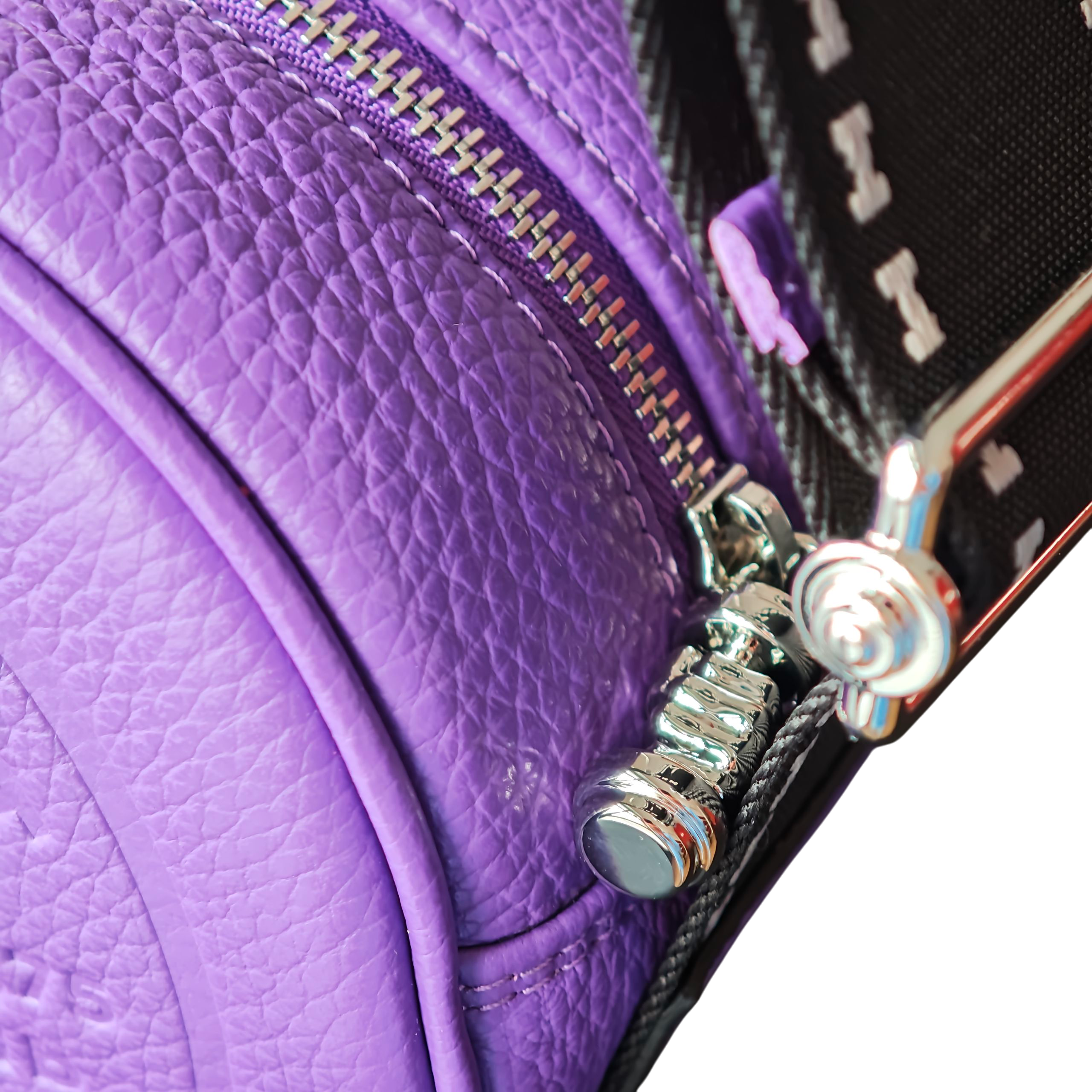 ELEO small - PURPLE grained leather
