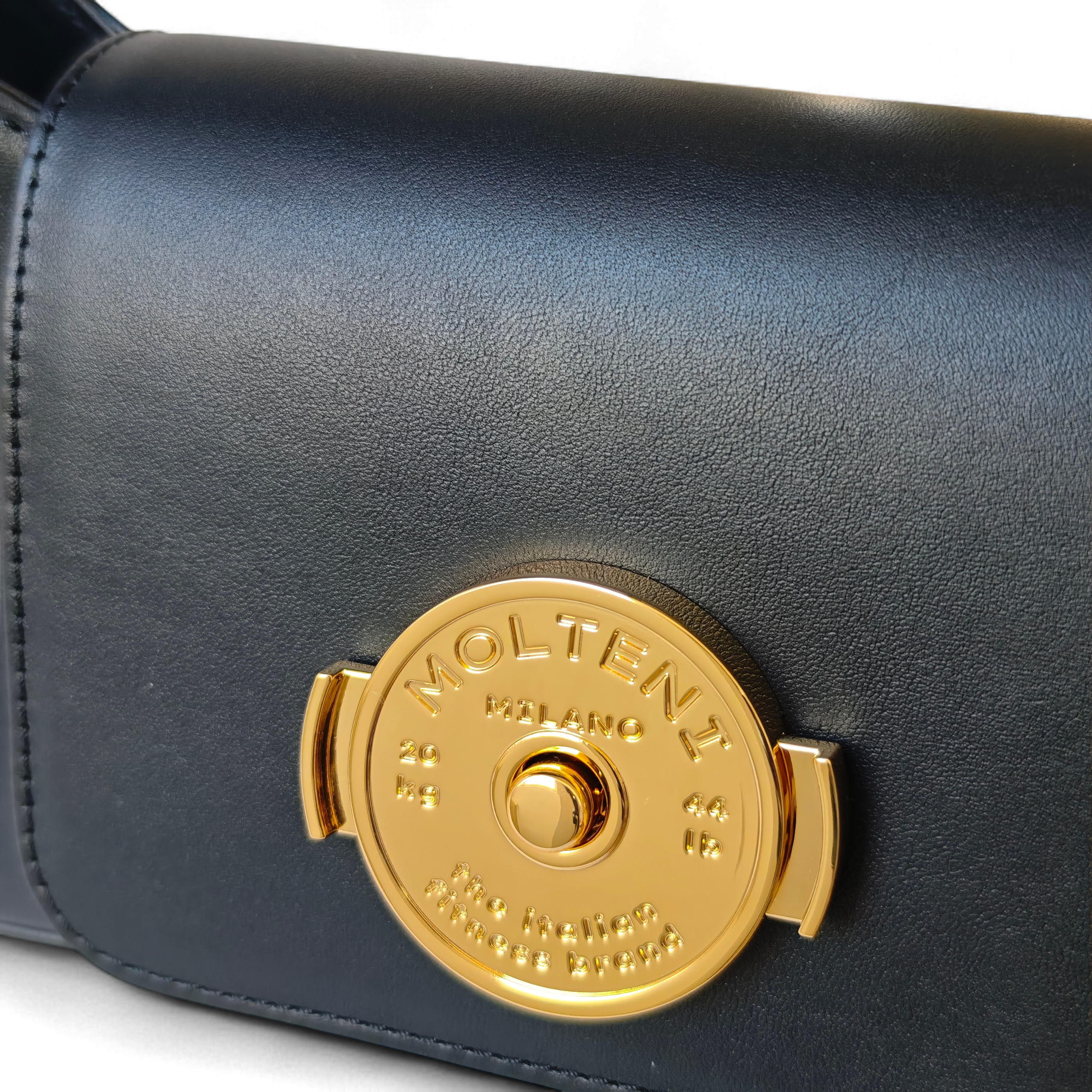 TINA small - BLACK pelle liscia