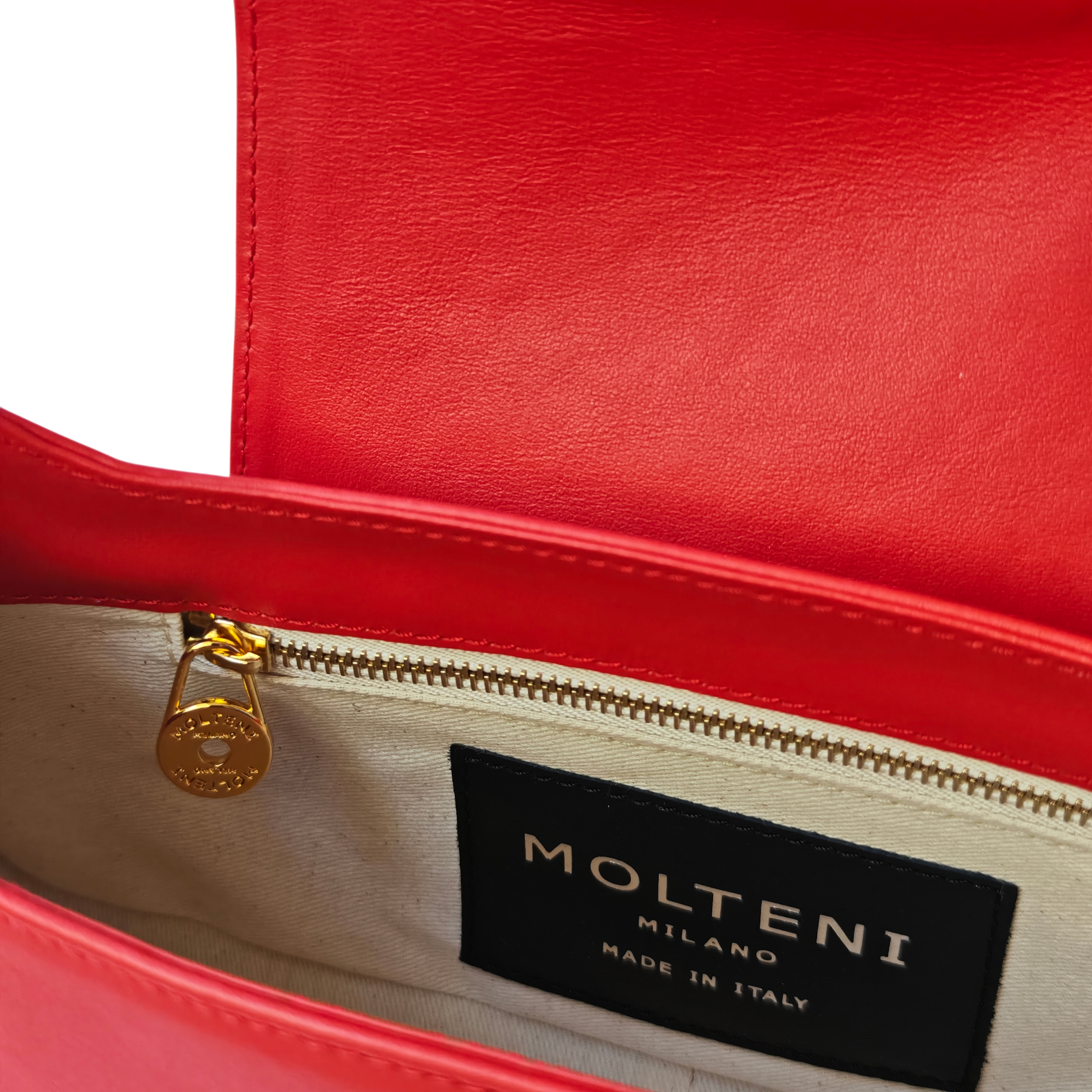 TINA small - RED pelle liscia